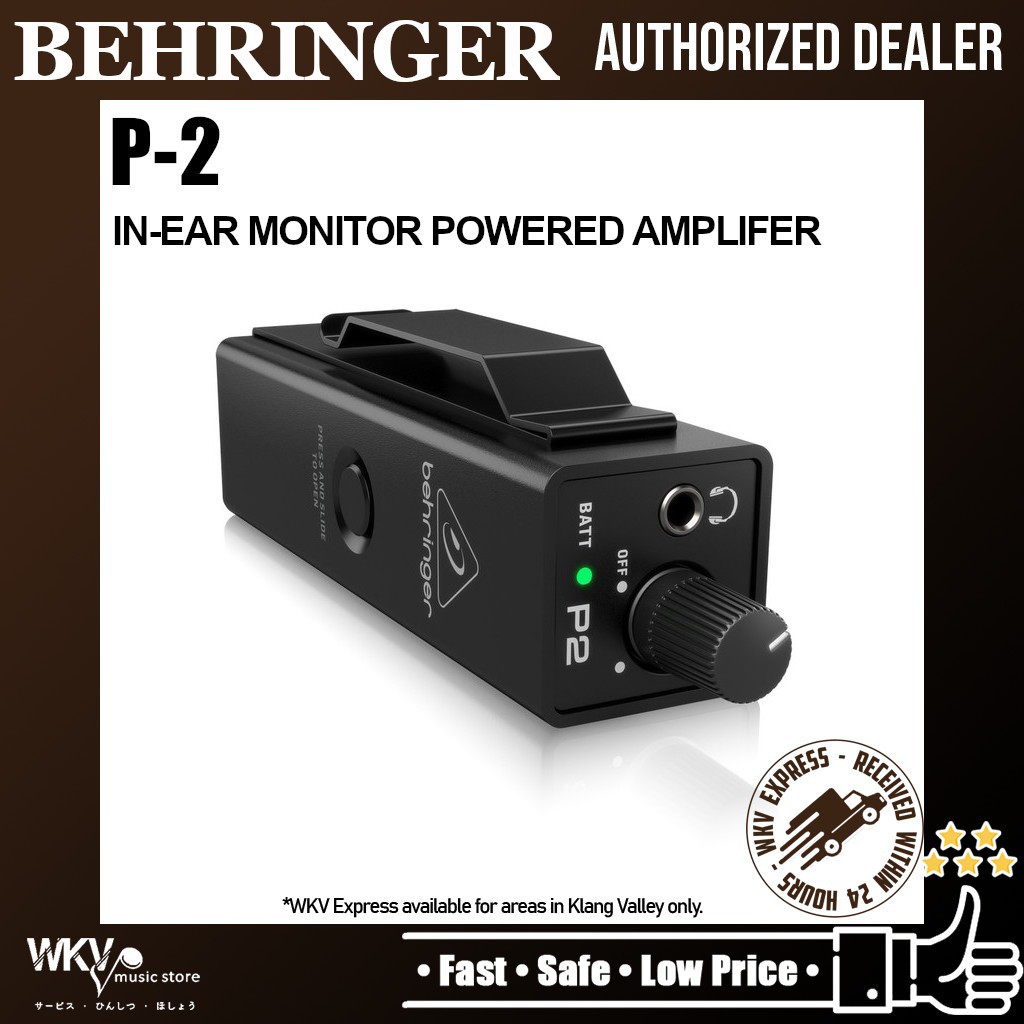 Behringer P2 Ultra-Compact Personal In-Ear Monitor, 47% OFF