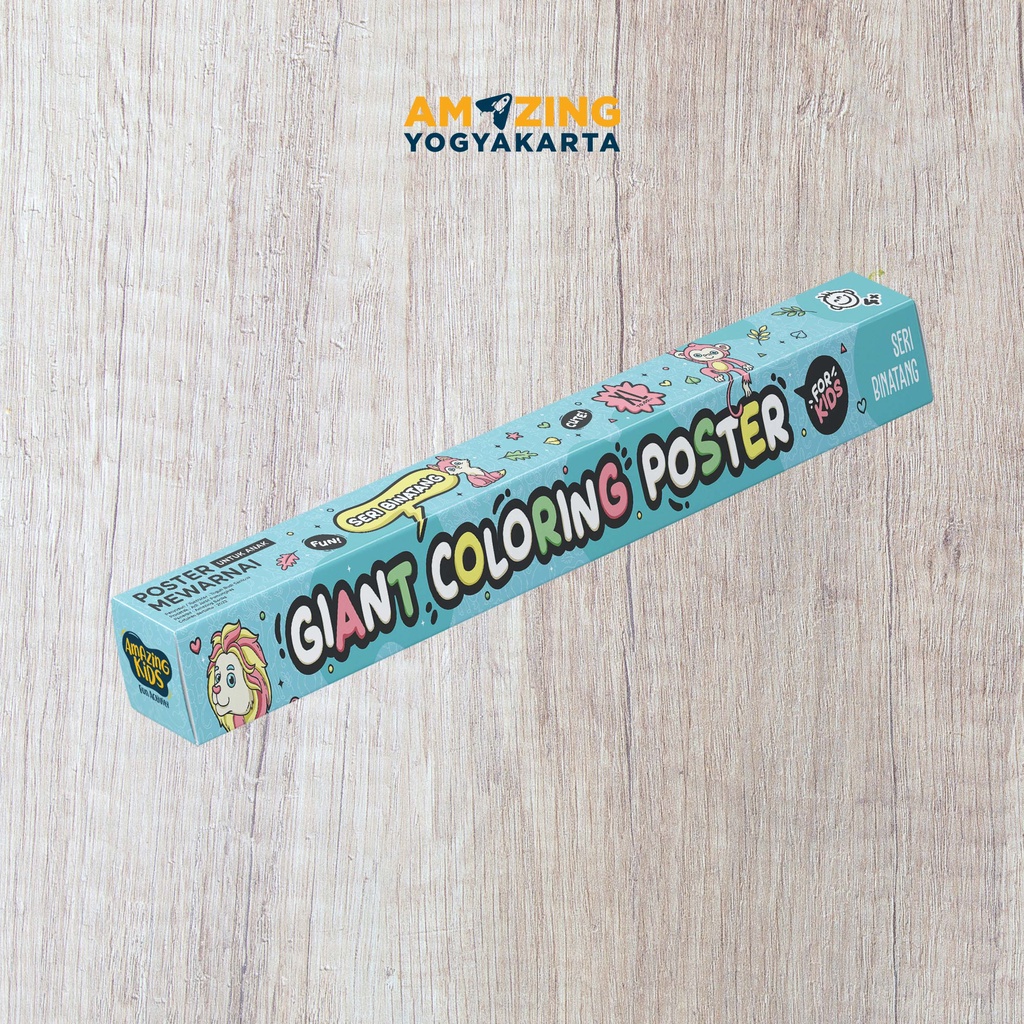 Giant Poster Coloring Poster - Giant Coloring Poster Animal Series