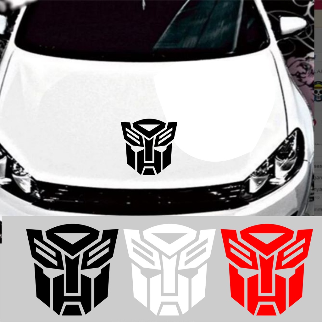 Cuting Sticker Hood MOTIF TRANSFORMER AUTOBOTS Door Car BODY | Shopee ...