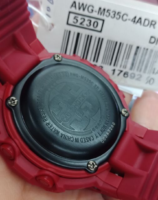 🎀 AWG-M535C-4ADR 💯 Original G-Shock 35th Anniversary RED OUT limited  edition AWG-M535 | Shopee Malaysia