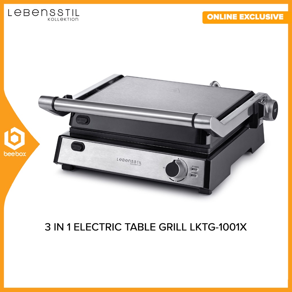 Lebensstil LKTG1001X 3 In 1 Electric Table Grill LKTG1001X Shopee