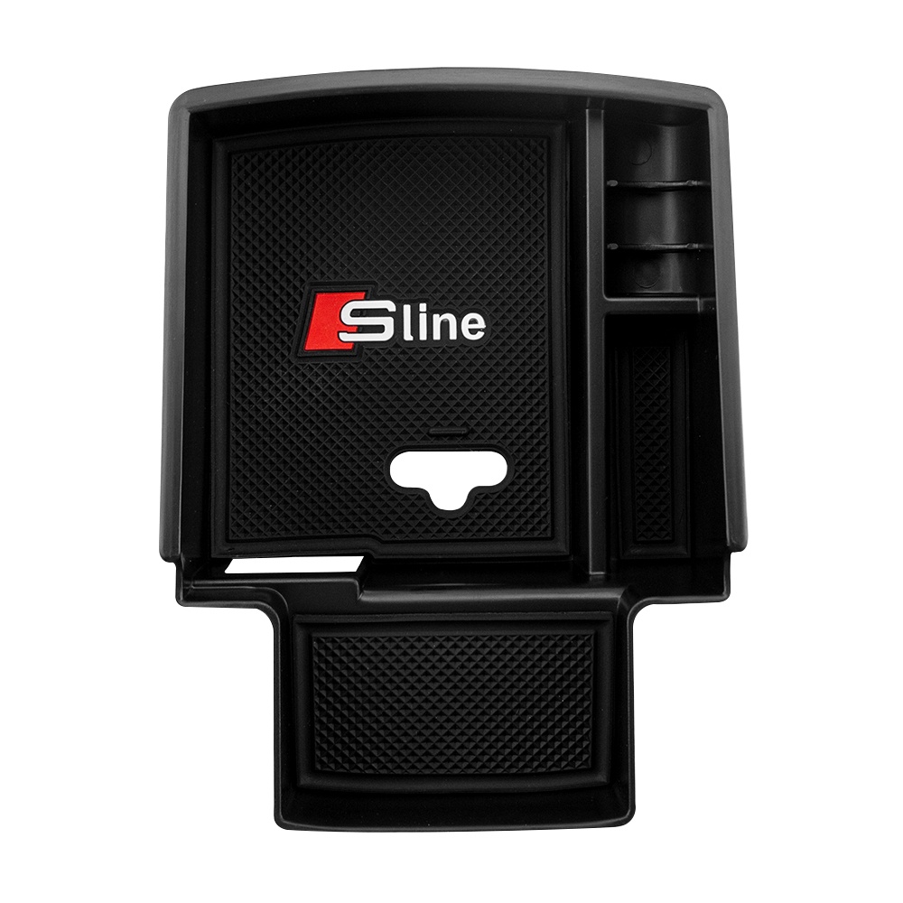 ABS Car Center Console Armrest Storage Box for AUDI Q5 2009 2017 Tray