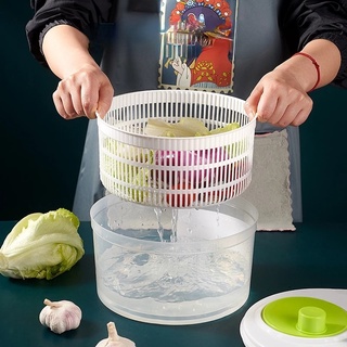 Electric Salad Dehydrator Washing Fruit And Vegetable Drainer Storage  Basket Electric Vegetable Dryer Kitchen Tools