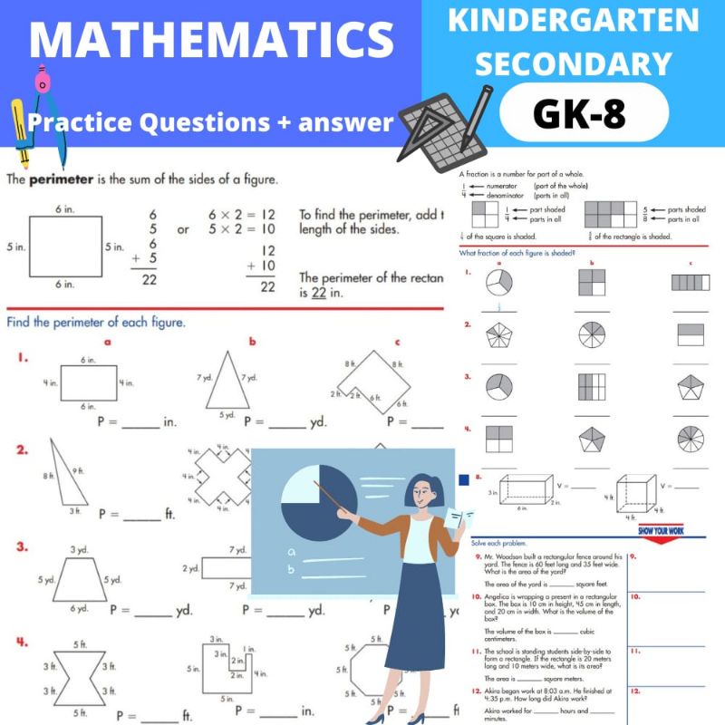 M6 Mathematics Workbook Kindergarten to Secondary Maths KS1 KS2 KS3
