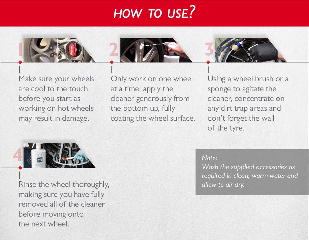 Autoglym Custom Wheel Cleaner Acid Free Gentle Cleaner Quickly