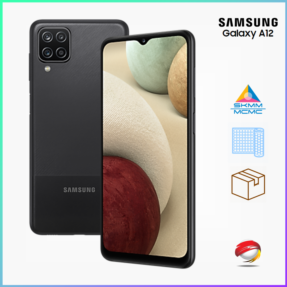 Samsung Galaxy A12 (6+128) Original Malaysia Warranty Shopee