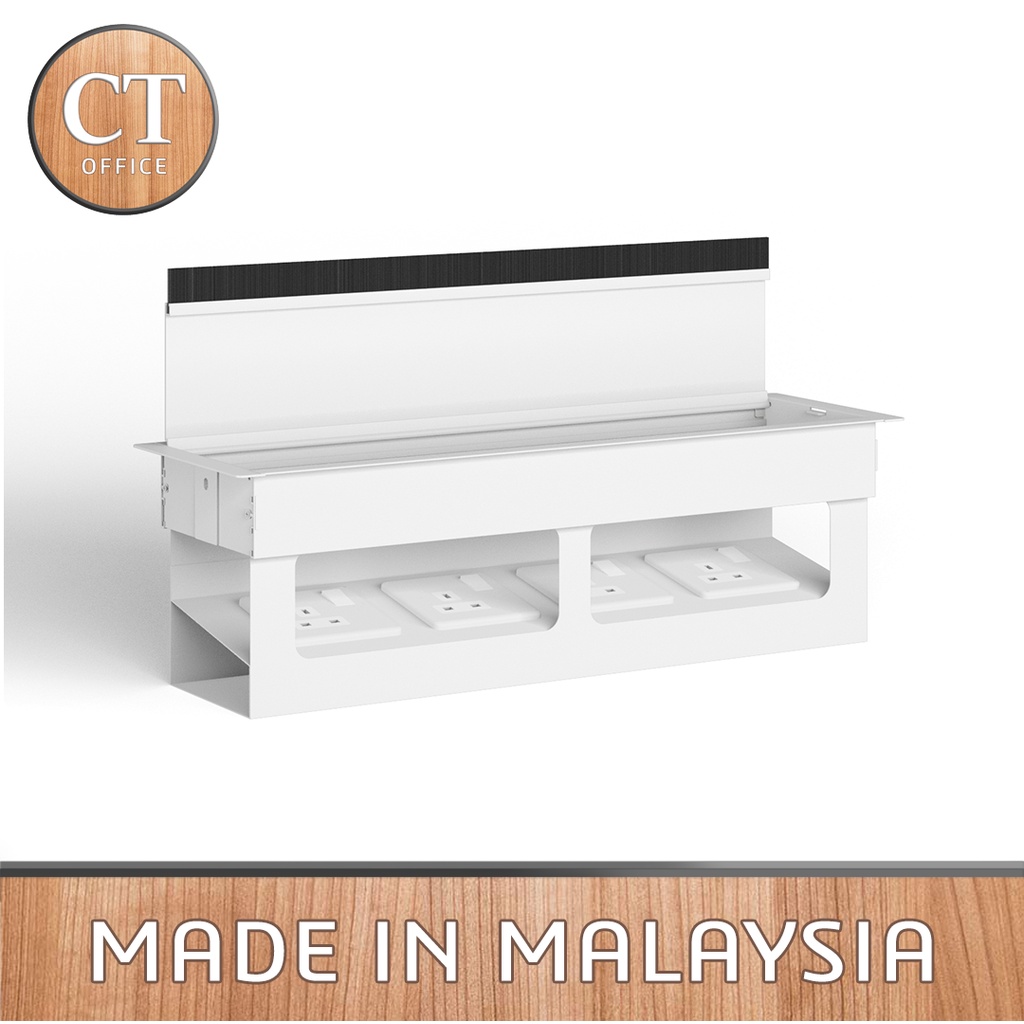Conference Table Metal Socket Box / Flipper Box with 2, 3, 4, 5, & 6 ...