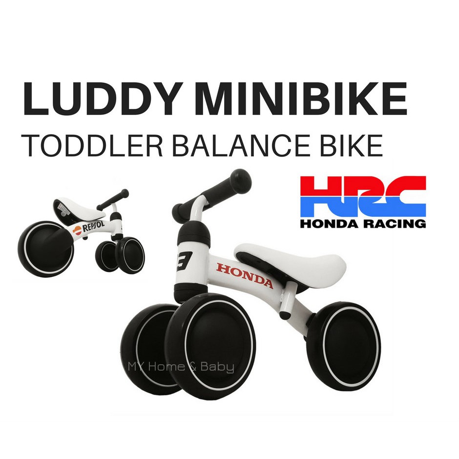 Luddy Baby Toddler Kids Minibike Mini Bike Balance Bike Walker Tricycle HONDA Shopee Malaysia