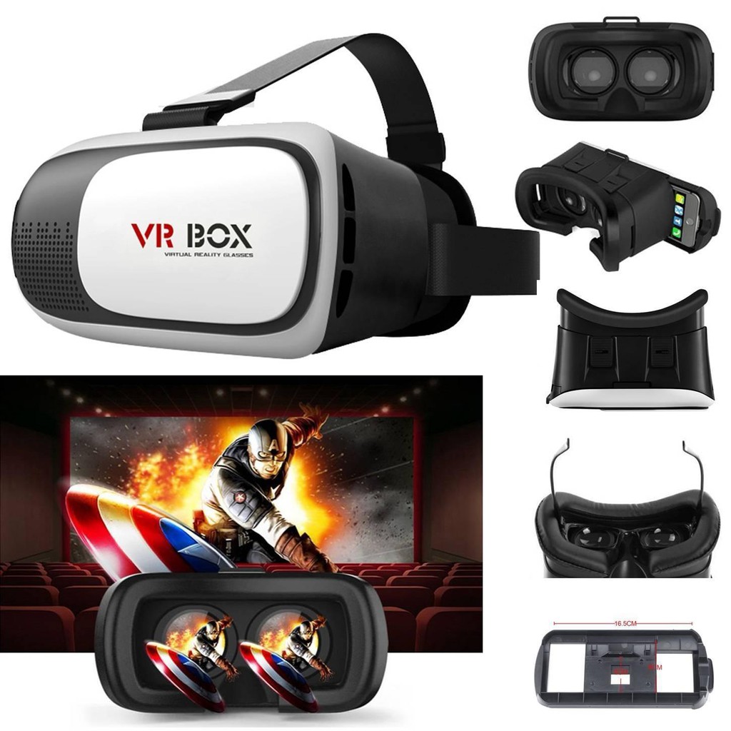 [Ready Stock] Virtual Reality Glasses VR Box 3D Headset Gear For 4-6 ...