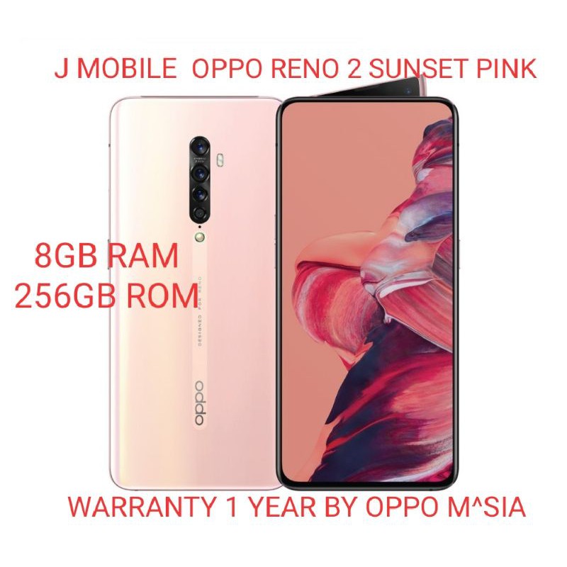 Oppo Reno 2 8gb256gb Shark Fin Pop Up Camera Shopee Malaysia 4538