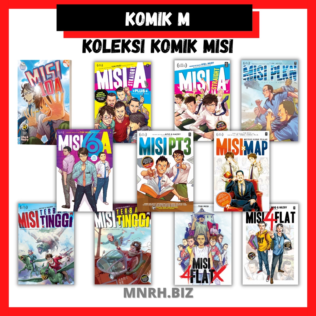 Komik Misi Belajar Buku Komik M Komik Motivasi Malay Books Shopee