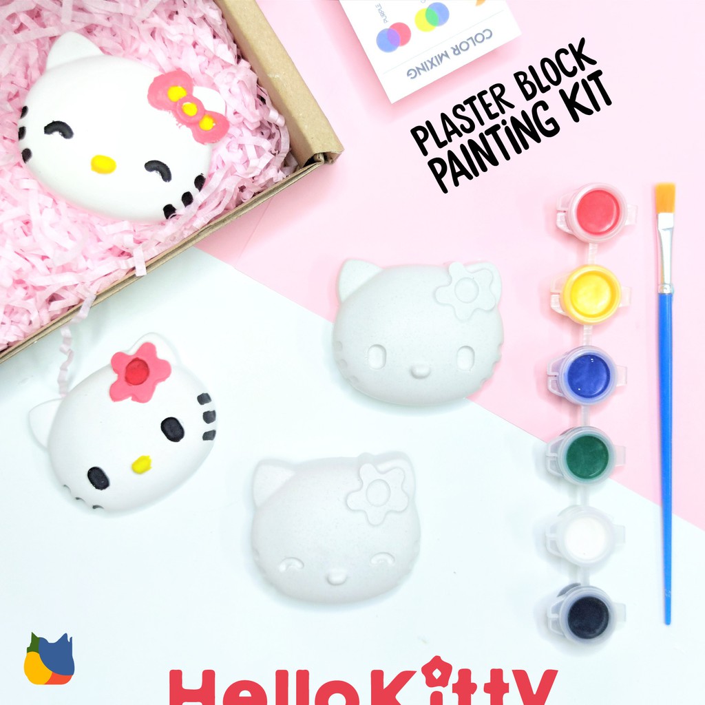 Plaster Block Painting Kit - Hello Kitty (Pack of 2) _ Kids Activities ...