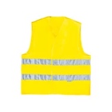3XL, XXXL High Visibility Safety Vest with 2 Horizontal Reflective ...