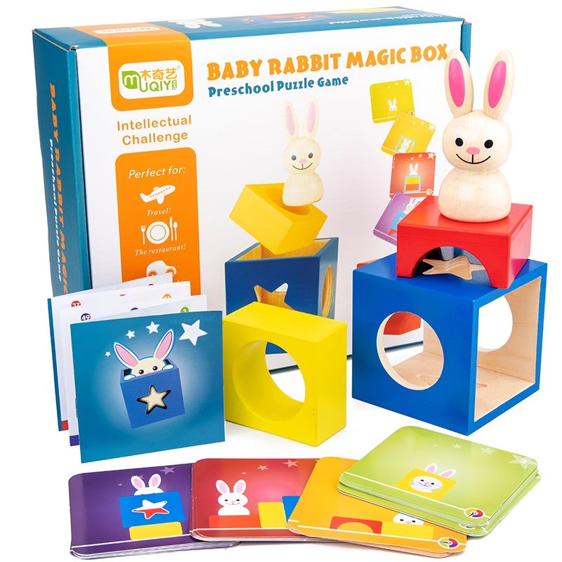 Smartkids 3+ Baby Rabbit Box Early Education Board Game 兔子盒早教桌游 ...