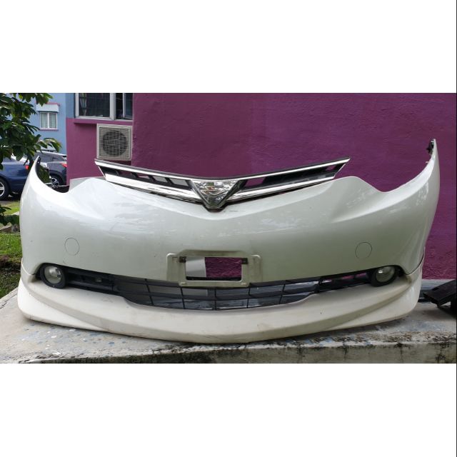 Toyota Estima Acr Bumper With Modellista Lips Shopee Malaysia