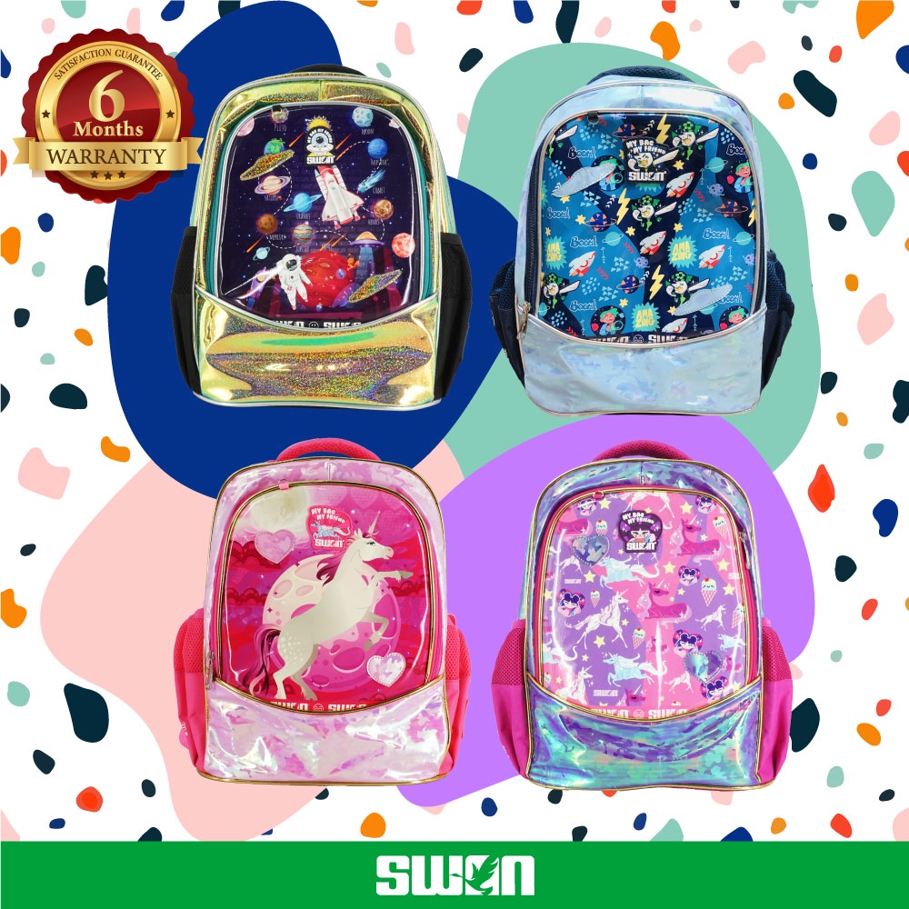 SWAN Doodle (XL) School Bag Primary School Bag Beg Sekolah Shopee