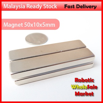 Neodymium Block Super Magnet 50x10x5mm