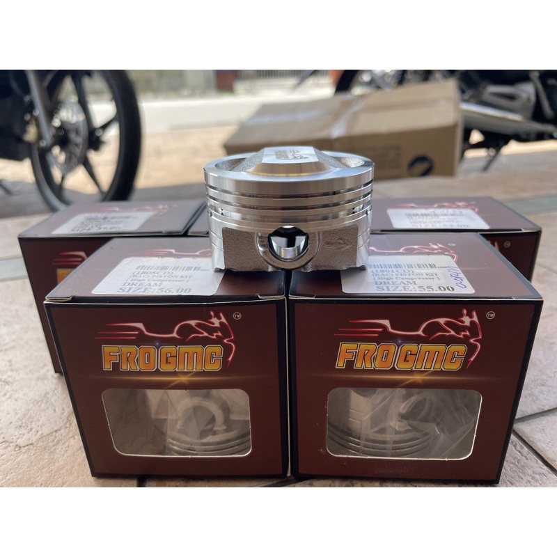 lagenda dream wave kriss racing piston ring set dome high compressor 53 ...