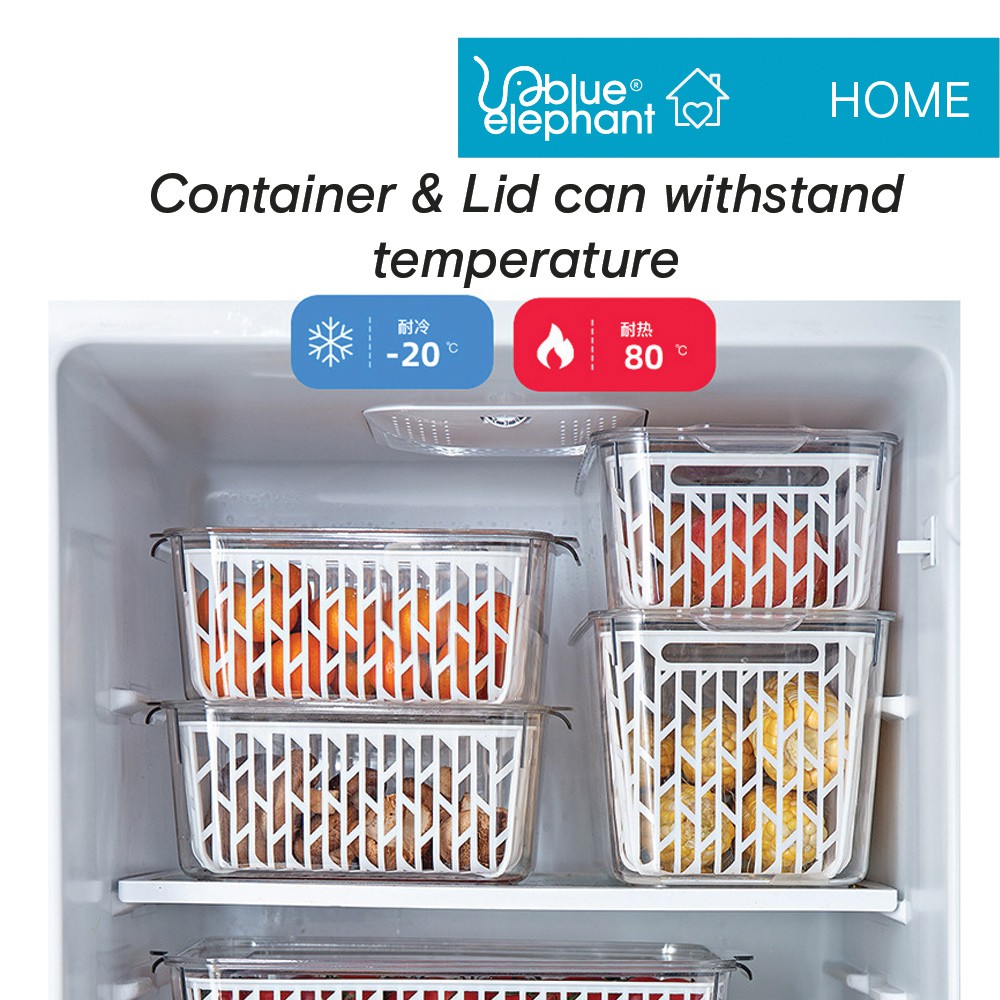 Transparent Food Storage Box High Quality Stackable Fridge Organizer ...