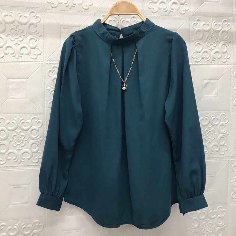 🌷New Blouse with necklace😍 | Shopee Malaysia