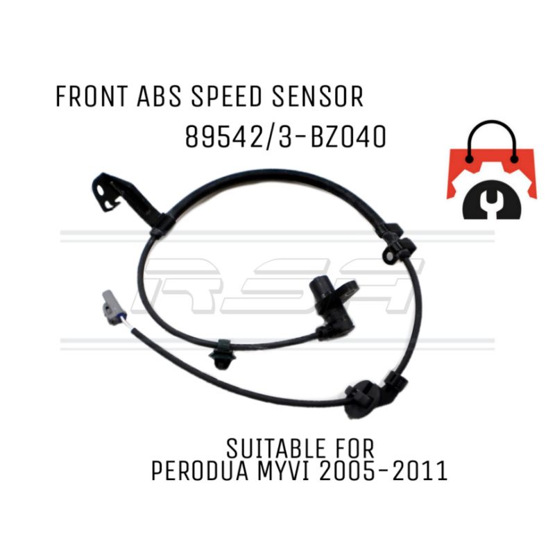 Front Abs Speed Sensor Perodua Myvi 20052011 (89542/3BZ040) Shopee