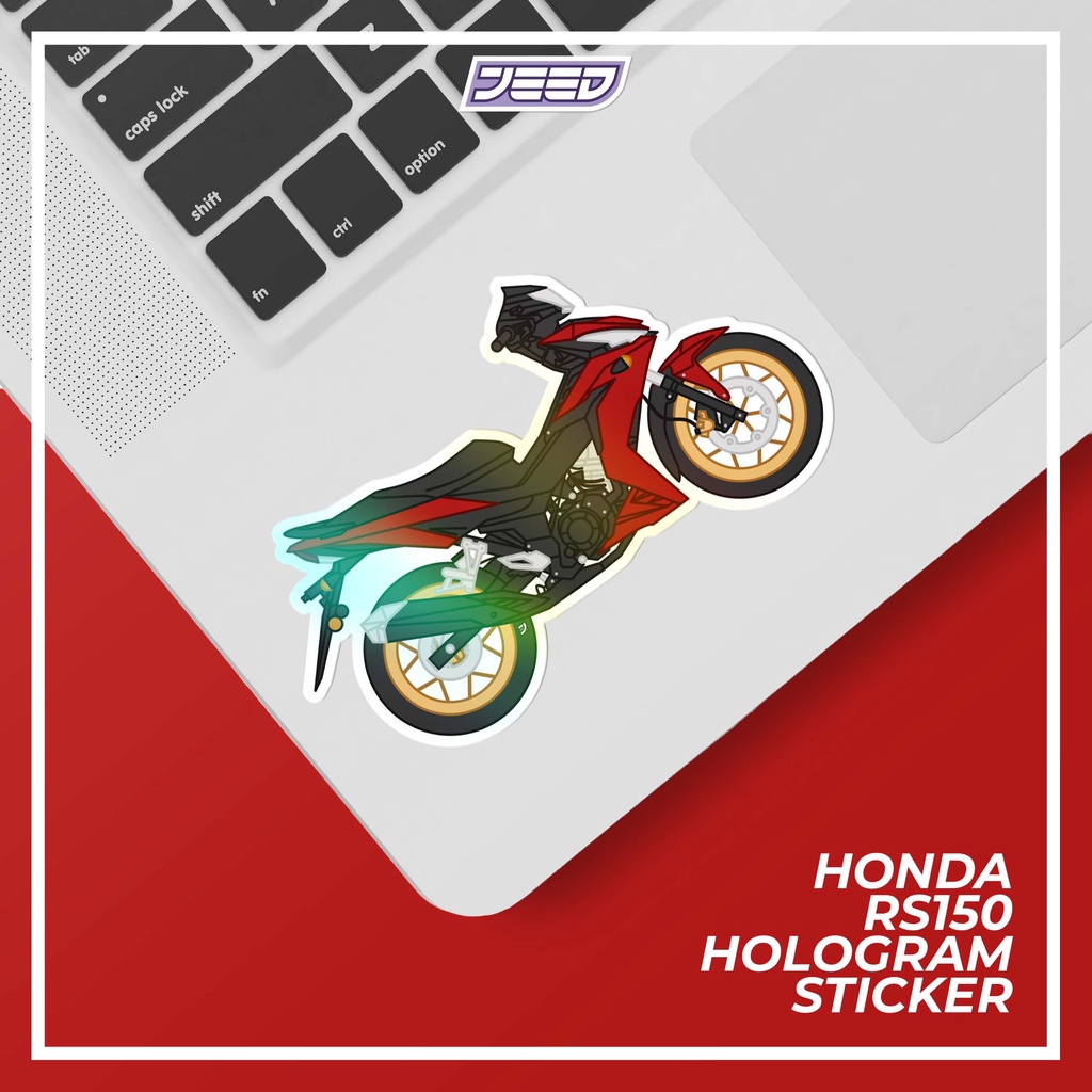 HONDA RS150 Sticker Hologram Laminate Custom Color Waterproof Art ...