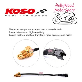 KOSO TEMPERATURE METER THERMOMETER ORIGINAL THERMO SENSOR WATER SUHU ...