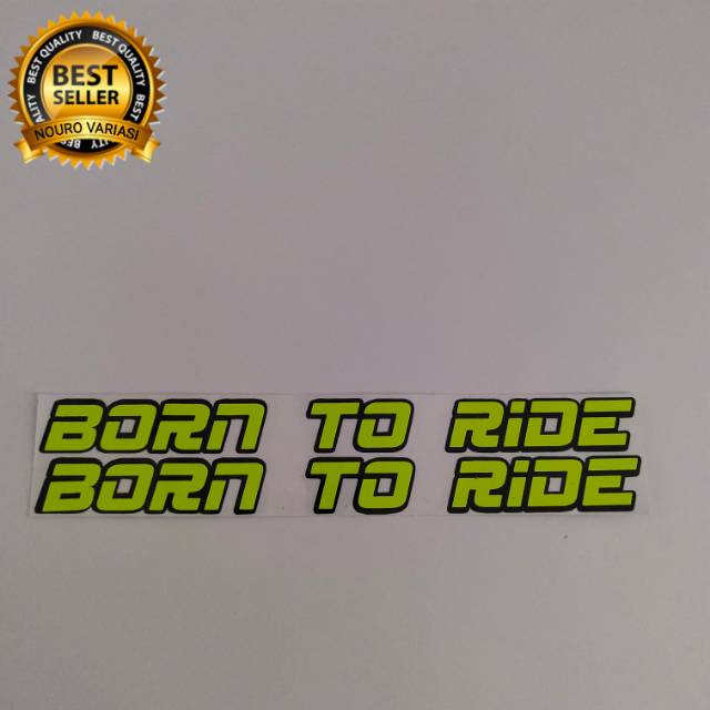 Sticker cutting words born to ride for visor | Shopee Malaysia