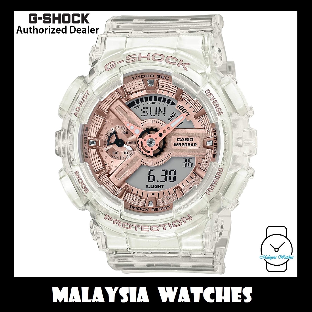 G shock discount rose gold transparent