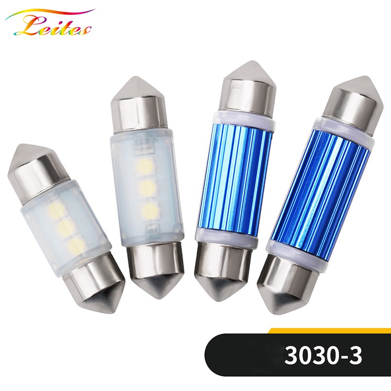 100pcs C5W 12V Festoon 31mm 36mm 39mm 41mm C10W LED Interior Light Bulb SMD  6000K White C5W LED Auto Light for Car Styling