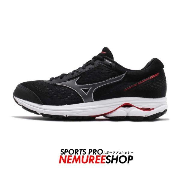 MIZUNO Running Shoes WAVE RIDER 22 SW BLACK RED Shopee Malaysia