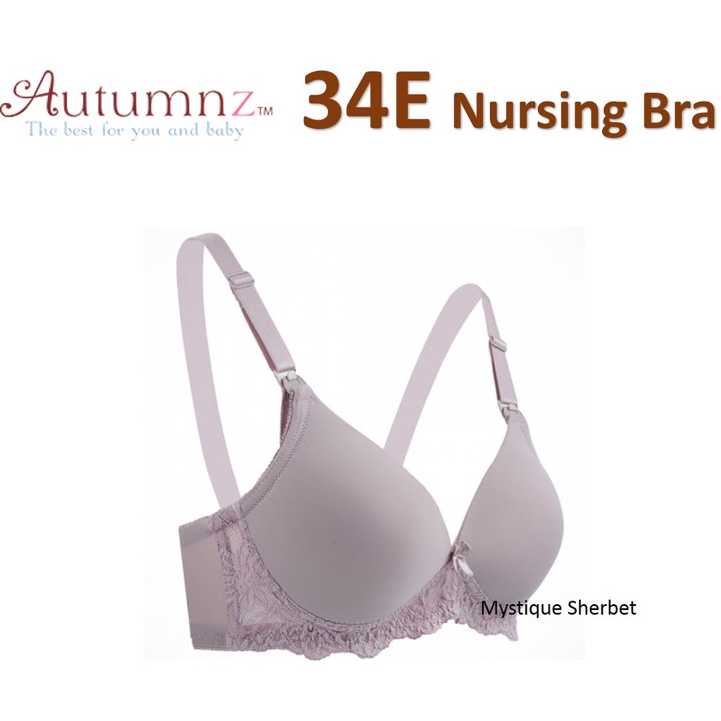 Autumnz Nursing Bra -34E (Mystique Sherbet) | Shopee Malaysia