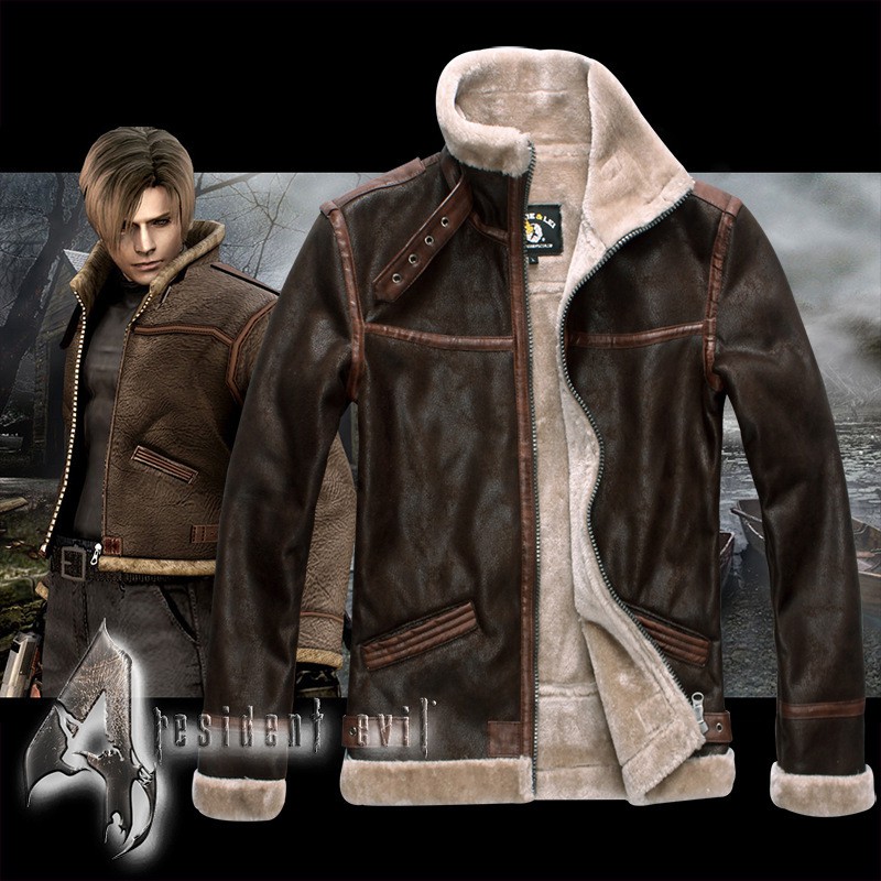 Resident Evil 4 Leon Scott Kennedy Winter men s heavy jackets coat Shopee Malaysia