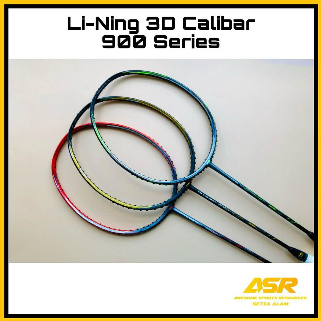 LiNing Badminton Racket 3D Calibar Series ( Free Tali LiNing No.1