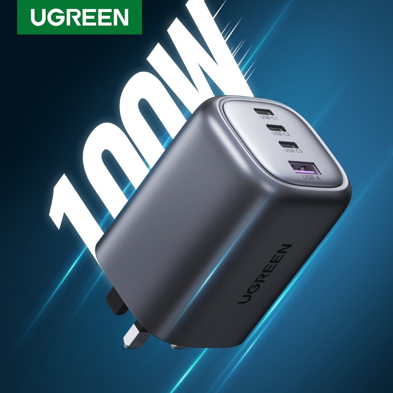 UGREEN 100W GaN Type C Charger 4 Port Fast Charge USB A USB C Adapter ...