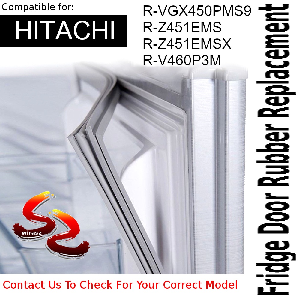 Hitachi Refrigerator Fridge Door Seal Gasket Rubber Replacement R