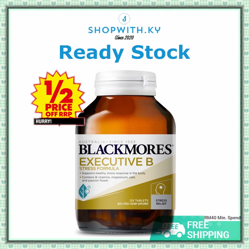 [现货+包邮 Date: 03/2026] Blackmores Executive Vitamin B Stress Formula ...