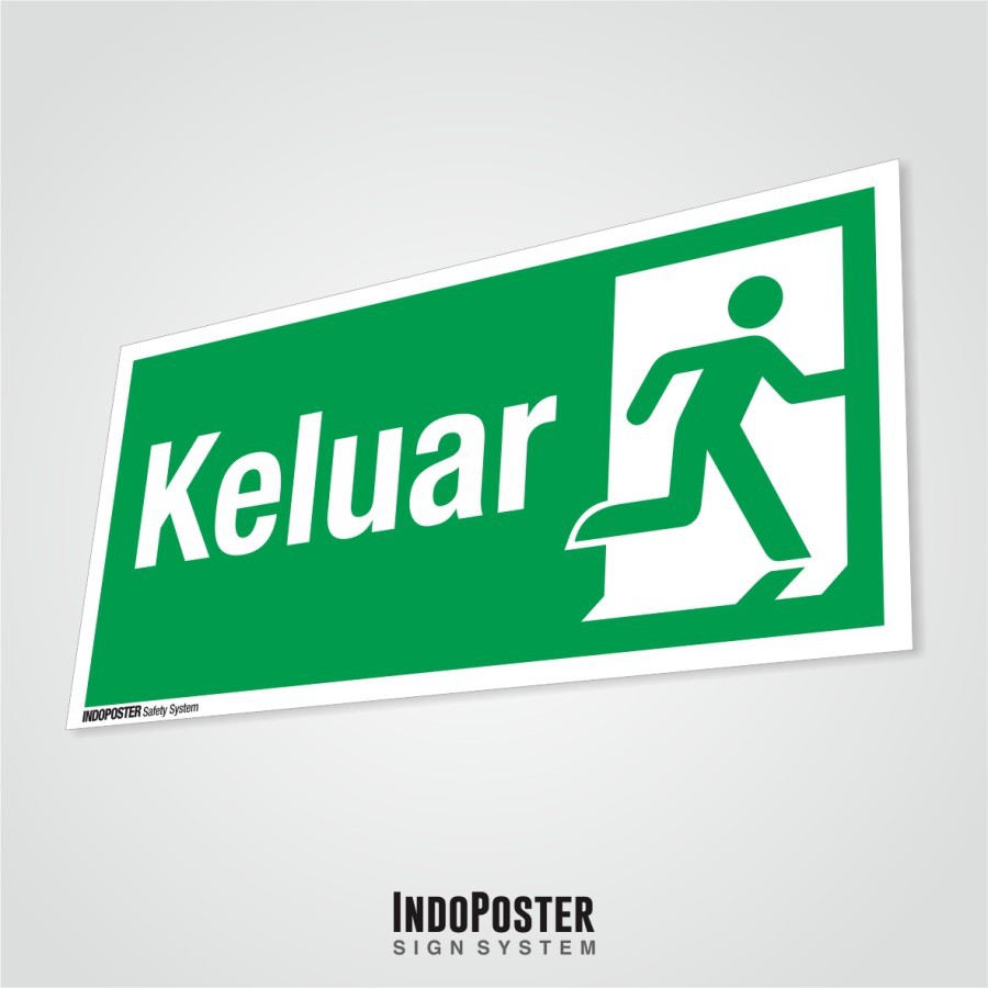 K3 Safety Sign Label Sticker, Exit Door Sign | Shopee Malaysia