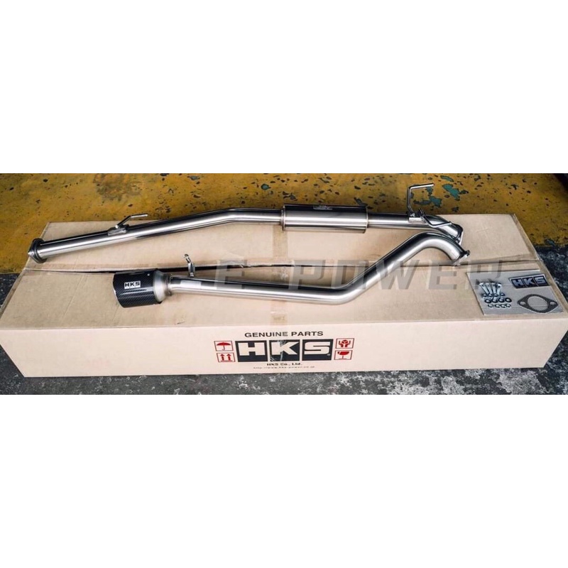 NEW HKS LEGAMAX MUFFLER CARBON 4x4HILUX RANGER NAVARA DMAX TRITON