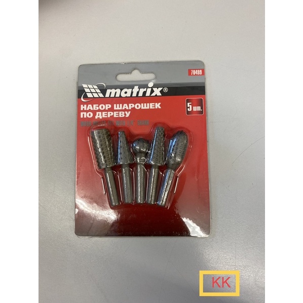 KK MATRIX 5pcs Carpentry 10Step Drill Rotary File Tool Kit Electric ...