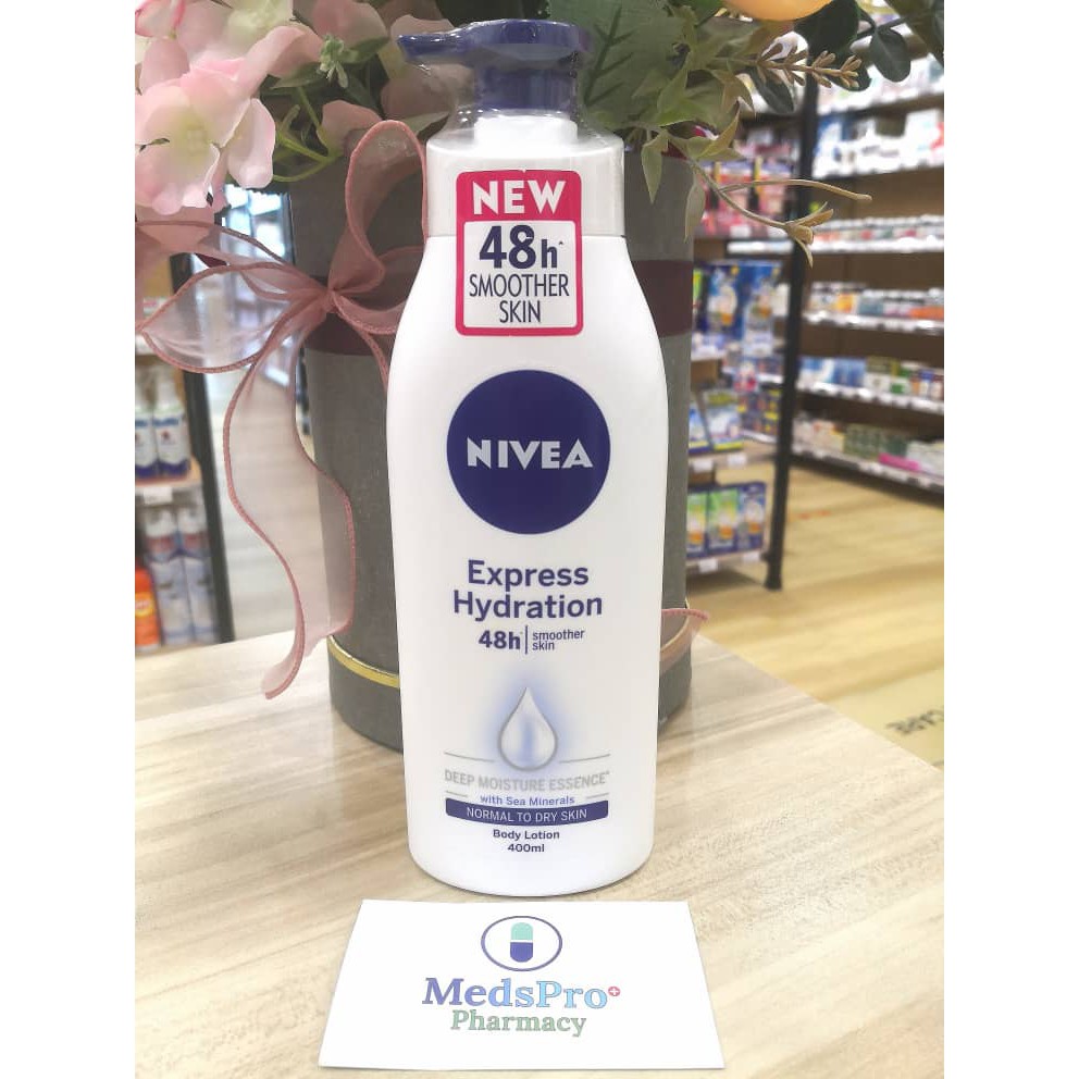 MedsPro Nivea Express Hydration 48Hrs Deep Moisture Essence Body Lotion ...