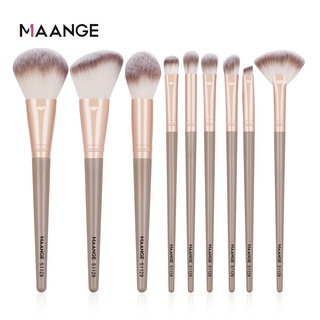 Makeup Brushes MAANGE 16 Pcs Professional Makeup Brushes Set with Makeup  Sponges 4 Pcs and 1 Brush Cleaner Kabuki Foundation Brush for Liquid Eye  Make Up Brush Tool for Travel (Champagne Gold)