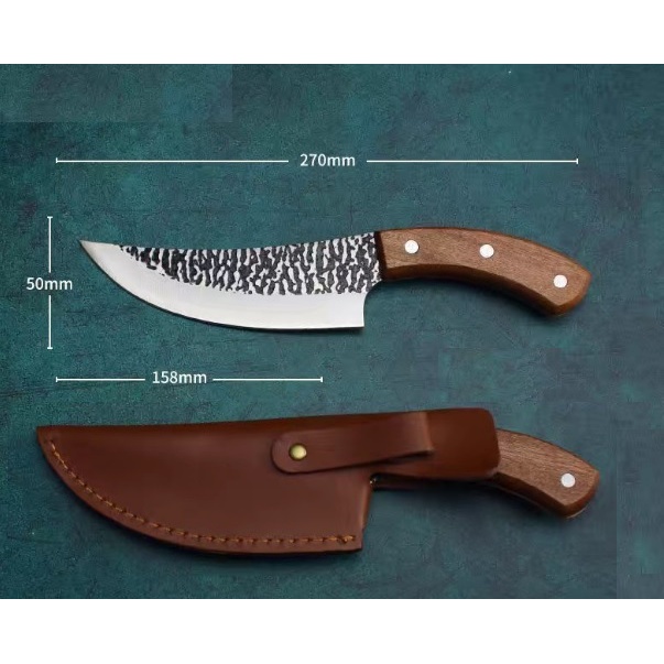 1-9pcs New Damascus Steel Chef's Knife Vegetable and Fruit Household Kitchen  Knives Meat Cleaver Knife Boning Knife Knife I
