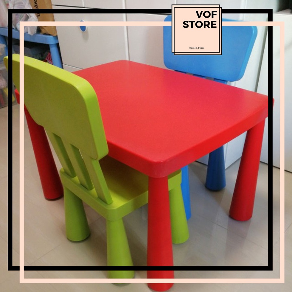 IKEA CHILDREN TABLE MAMMUT TABLE CHILDREN'S TABLE 77X55CM MEJA IKEA