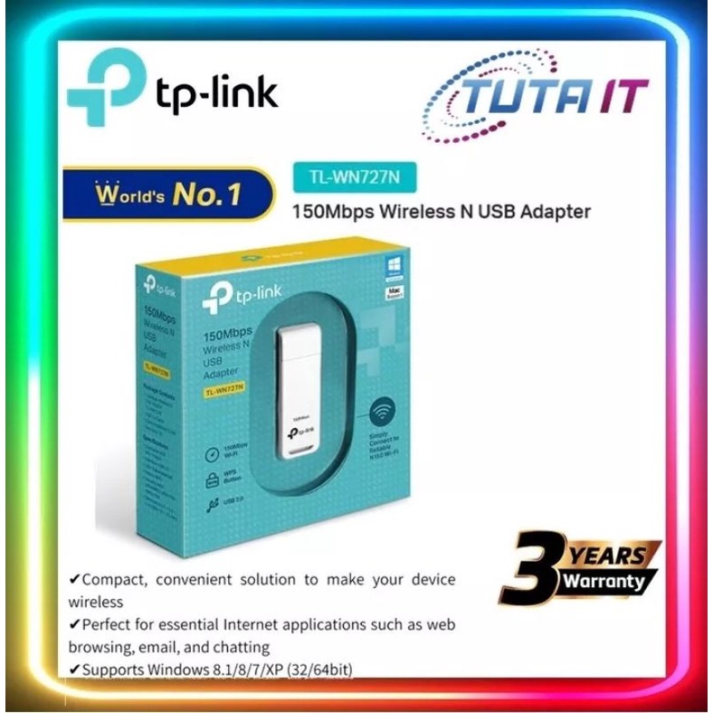 TP-Link TL-WN727N 150Mbps Wireless N USB Adapter | Shopee Malaysia