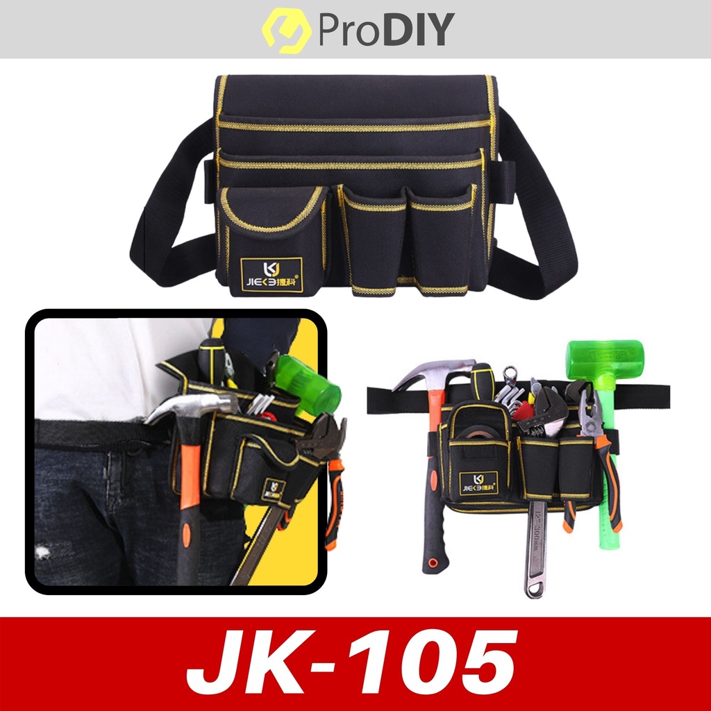 PRODIY Hardware Tool Kit Bag Waist Pocket Pouch Tool Bag Tools Storage