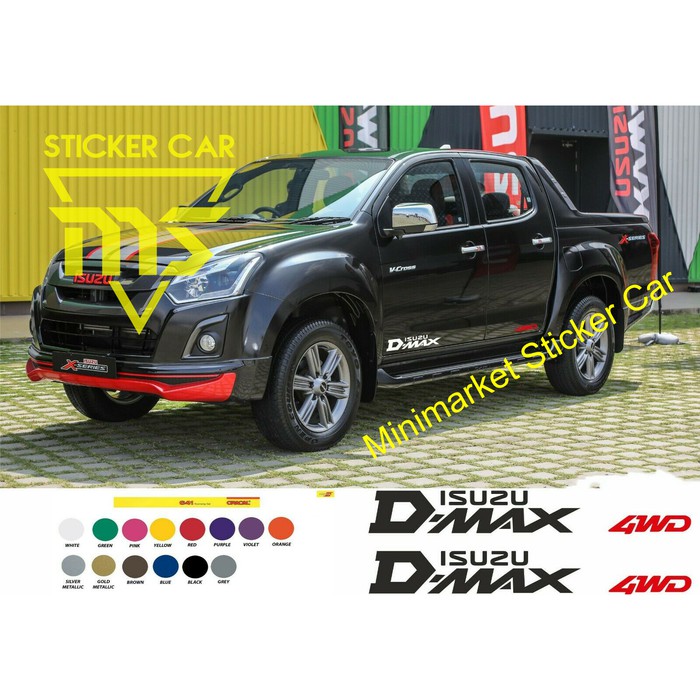 Isuzu dmax 4wd off road sticker 4pcs - Gray | Shopee Malaysia