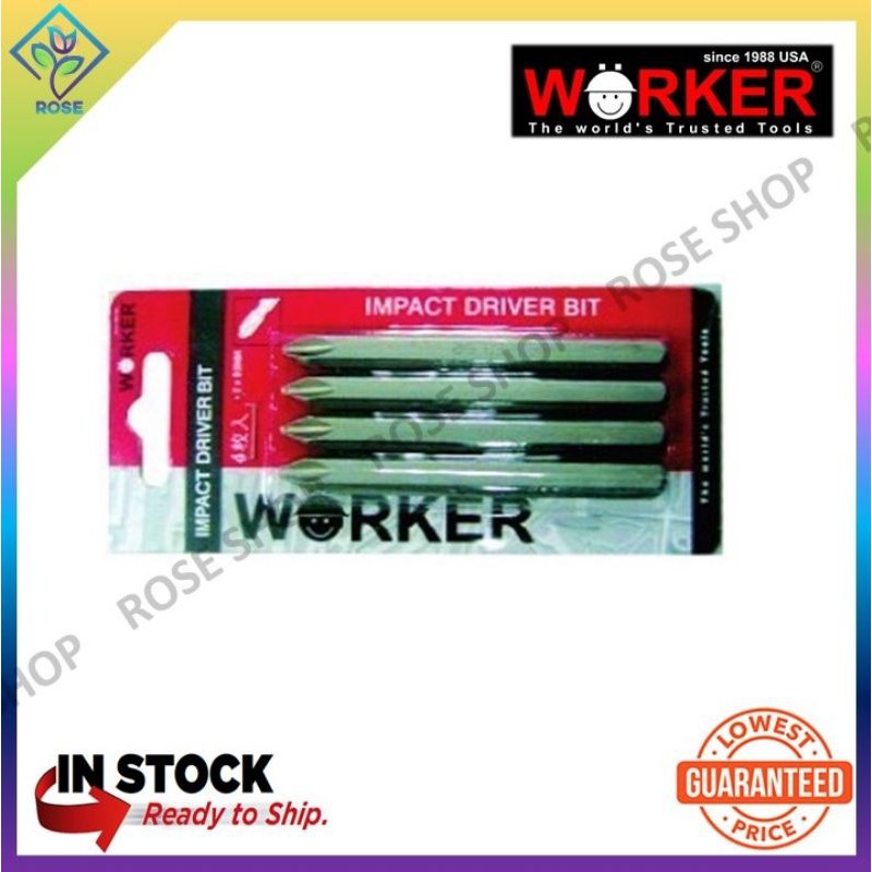 (🇲🇾READY STOCK) WK-BIT WORKER IMPACT DRIVER SET (1PCS) (WK-BIT-PH0280 ...