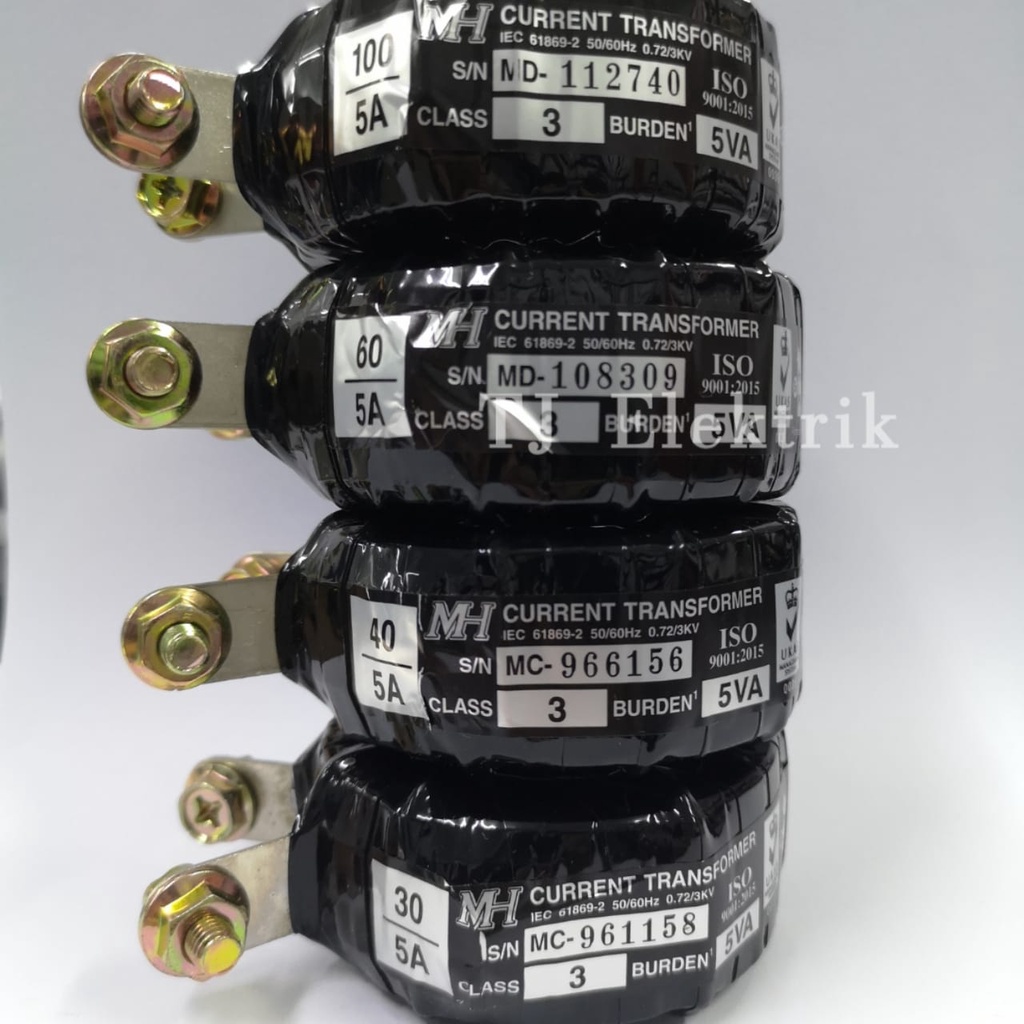 MH CURRENT TRANSFORMER CT COIL ( CLASS 3) , 5A 30/5A 40/5A 60/5A 100/5A