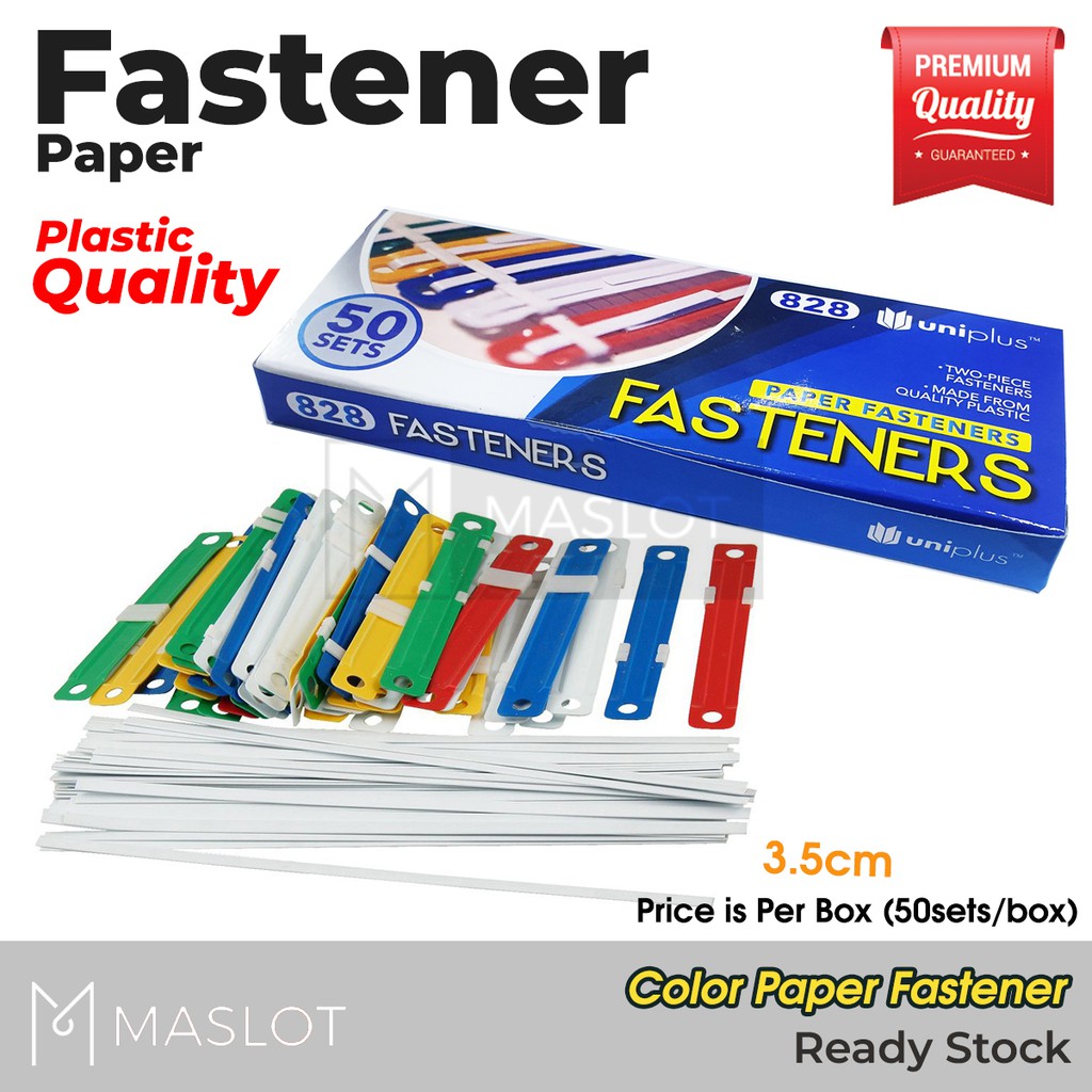 Paper Fastener 8cm (50set/box 10's/pkt 25's/pkt) Shopee Malaysia